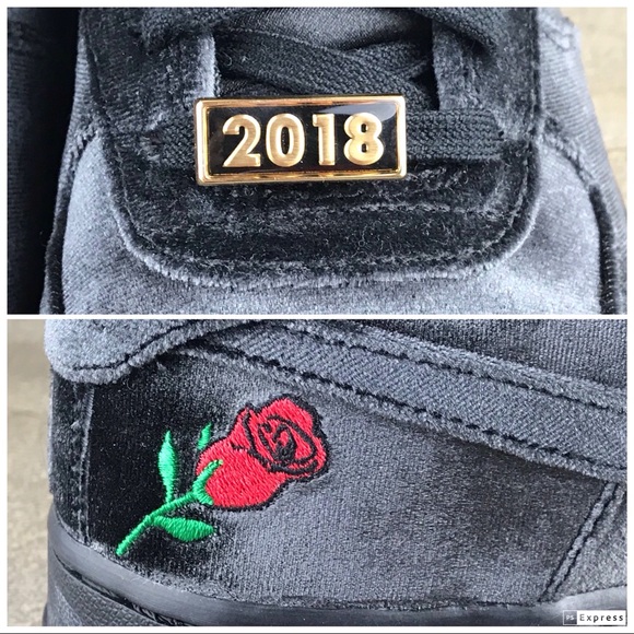 nike air force velvet rose